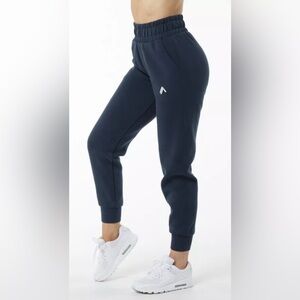 Alphalete Navy Blue High-Waisted Joggers